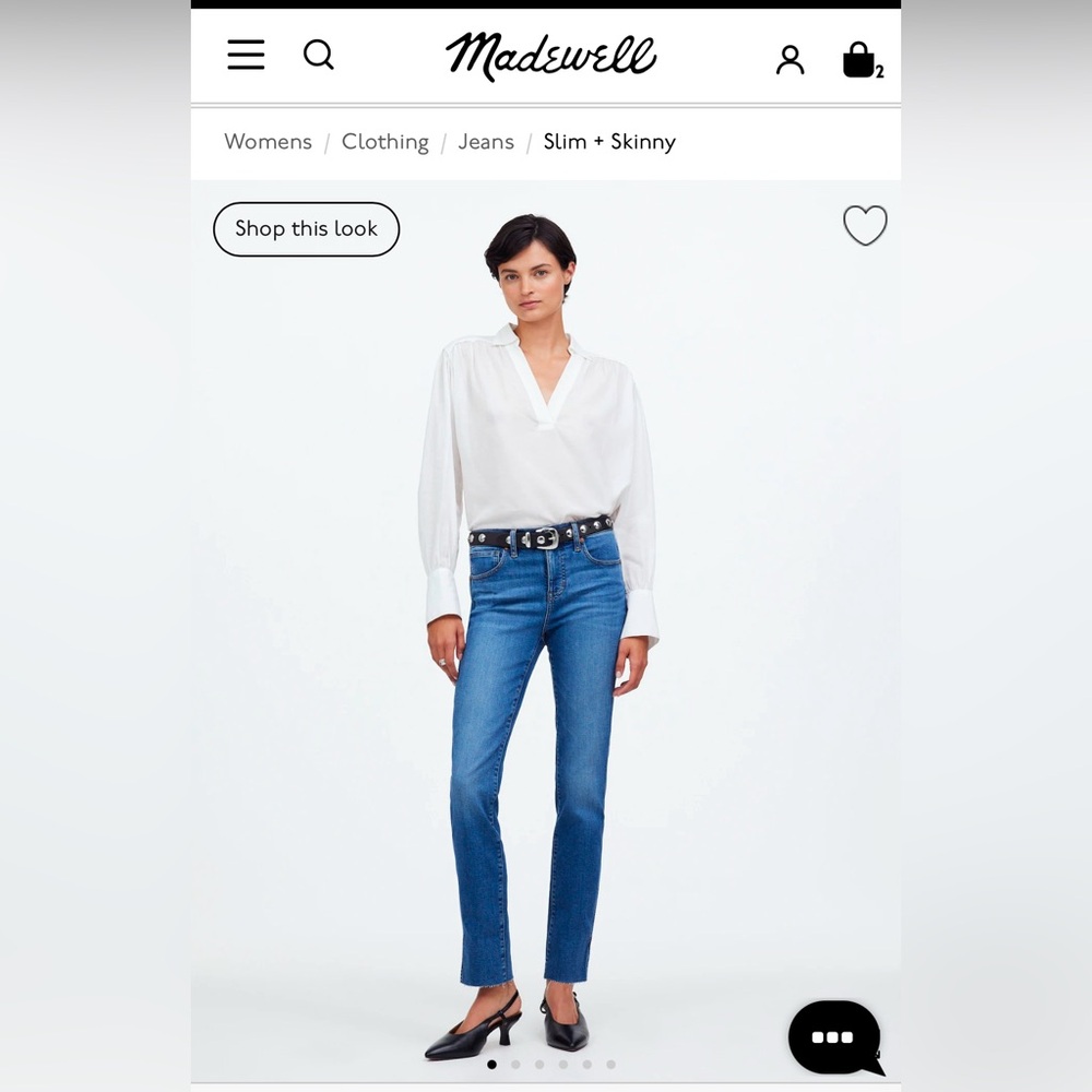 Madewell Mid-rise Stovepipe Jeans